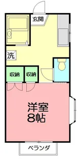 レジデンス高橋【1階】の間取り