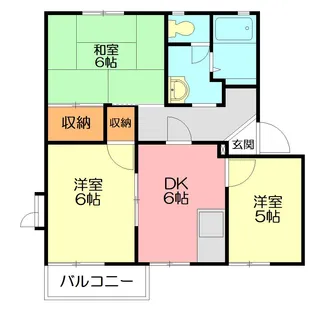 ハイツシンフォニーⅢ【2階】の間取り