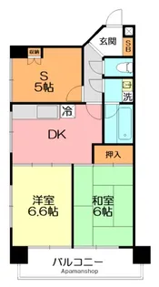 ピア八千代町【4階】の間取り