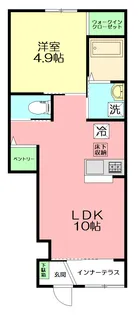 HOPE荻窪【1階】の間取り