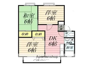 サンビレッジ綾瀬C棟【2階】の間取り