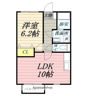 寺ノ上ハイツ【1階】の間取り