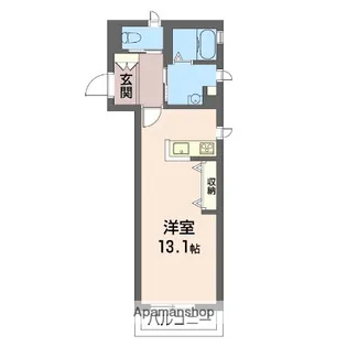 ジュメイラ【101号室】の間取り