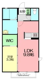 ベルフルールⅡ【1階】の間取り