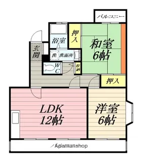 ピアシティー加藤【4階】の間取り