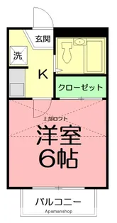マリンコーポ片瀬江ノ島第2【1階】の間取り