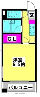 ラ・ルーン茅ヶ崎【2階】の間取り