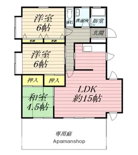 グレイス鵠沼【1階】の間取り