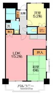 タウンコート湘南【4階】の間取り