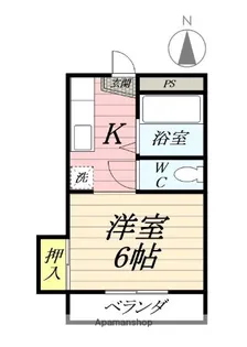 サザンウインドウ【1階】の間取り