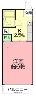 シティハイム開盛Ⅱ【2階】の間取り