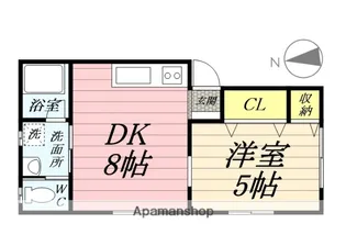 リバーサイド平井Ⅱ【1階】の間取り