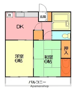 瀬戸マンション【2階】の間取り
