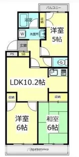 リオグランデⅠ【3階】の間取り