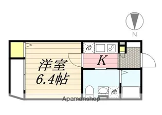 ベルメント袖ケ浜【2階】の間取り