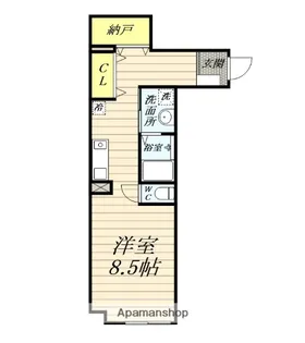サイクルハイツI【2階】の間取り