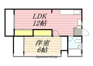 チサンマンション茅ヶ崎【3階】の間取り