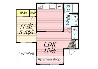 シルバーウェーブコートⅡ【1階】の間取り