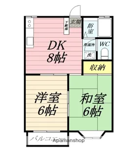 ファミーユ鎌倉【2階】の間取り