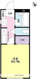 レスト湘南【2階】の間取り