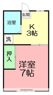 ヴィラ石原B棟【2階】の間取り