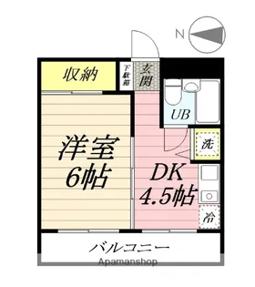 カーサふじみ野【3階】の間取り