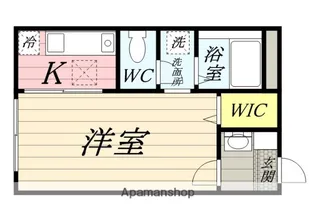 ガラージュ湘南【1階】の間取り