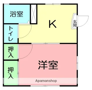 メゾン・ド・ソレイユ【1階】の間取り