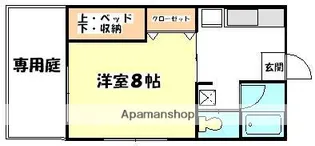 ドミールFUKAGAWAⅡ【1階】の間取り