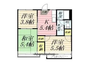 ミルキーウェイ【2階】の間取り