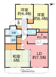 プチフォーレ高森Ⅱ【2階】の間取り