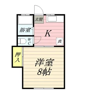 石井ハイツ【1階】の間取り