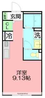 EAST OCEAN【1階】の間取り