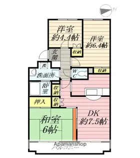 プチフォーレ高森 Ⅰ【303号室】の間取り