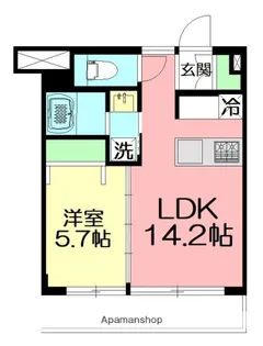 シャルム湘南【2階】の間取り