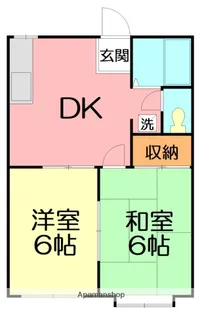 メゾン・ド・セラヴィア【1階】の間取り