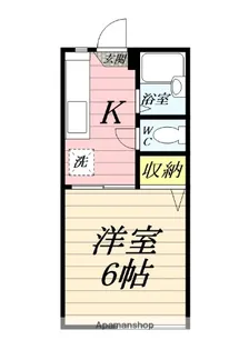 フラッツ愛甲【2階】の間取り