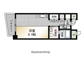 ショアーズ鵠沼フラット【2階】の間取り