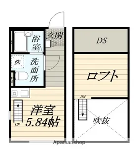 神奈川県大和市西鶴間4丁目【アパート】の間取り