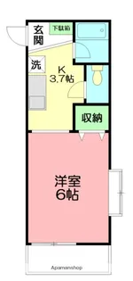 上大槻ハイツ【2階】の間取り