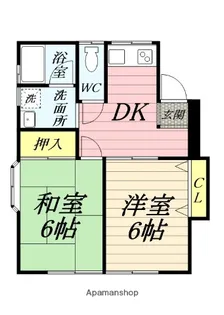 IBIS HAITU B棟【1階】の間取り