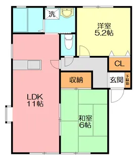 ウィンディア参番館【101号室号室】の間取り