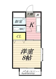 ハイツミヤⅡ【202号室】の間取り