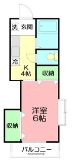 リヨン湘南【1階】の間取り