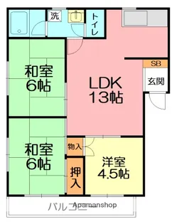 TMハイツ【202号室】の間取り