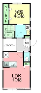 TWIN PEAKS【1階】の間取り