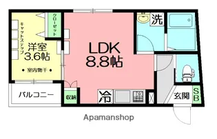 CALICO CHIGASAKI【2階】の間取り