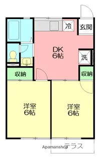 デタントハウス【1階】の間取り