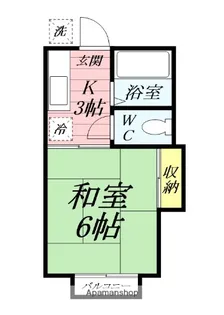 第一コーポミカ【2階】の間取り