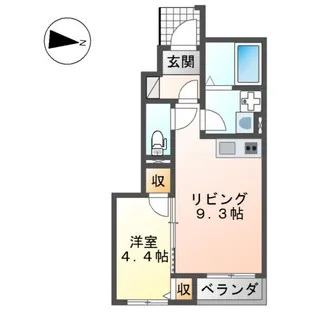スターテラス善行【1階】の間取り